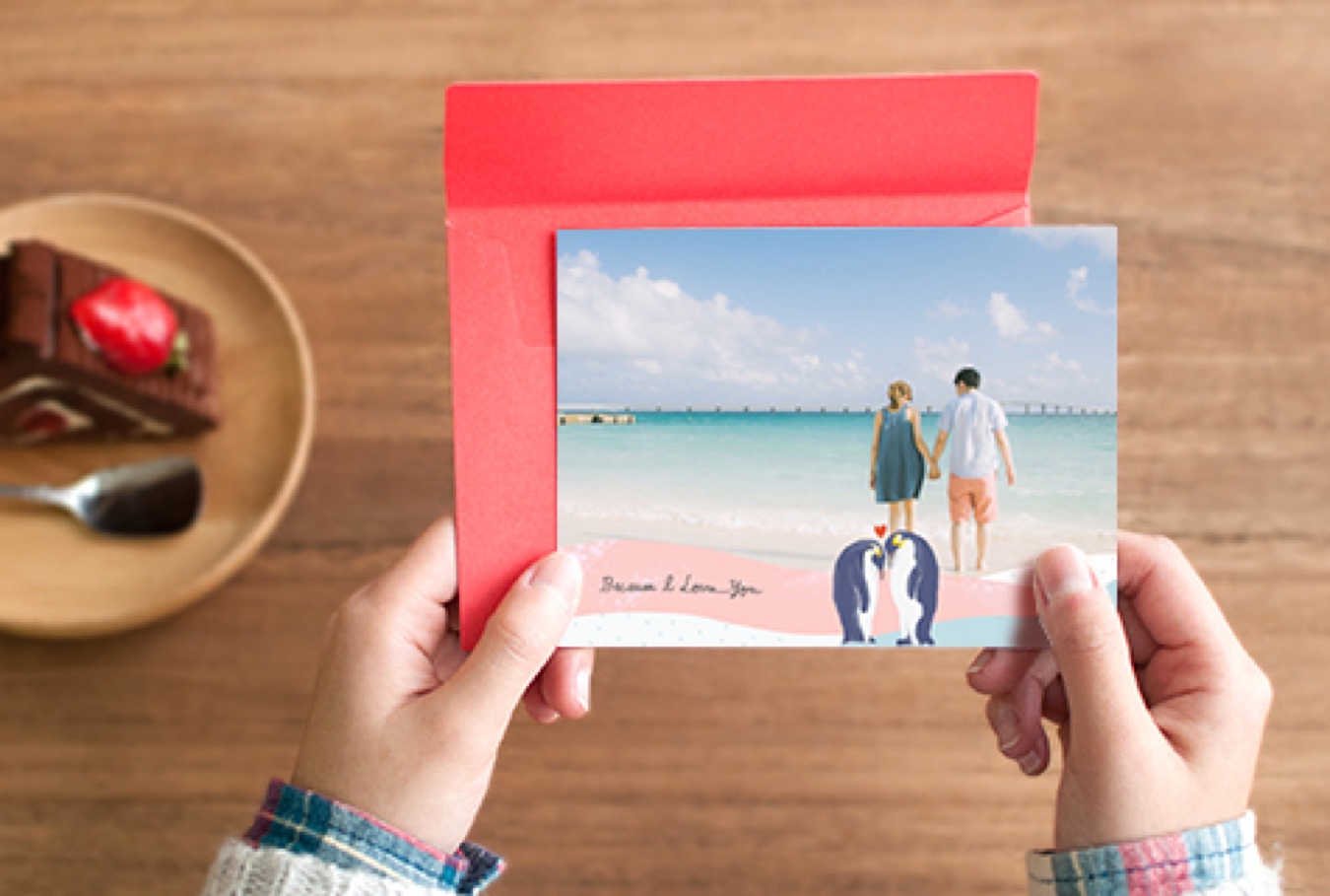 【情人节卡片】用照片當封面，親手寫下甜蜜小語